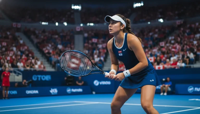 Fernandez Opens Toronto Tennis Quest