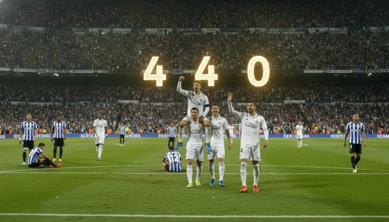 Real Madrid’s Ruthless 4-0 Rout of Malaga